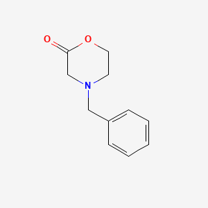 Chemical structure of 4-Benzylmorpholin-2-one