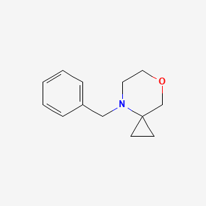 Chemical structure of 4-Benzyl-7-oxa-4-azaspiro[2.5]octane