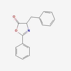Chemical structure of 4-Benzyl-2-phenyloxazol-5(4H)-one