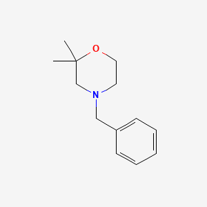 Chemical structure of 4-Benzyl-2,2-dimethylmorpholine
