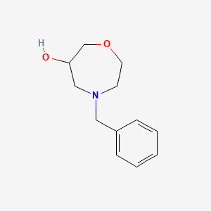 Chemical structure of 4-Benzyl-1,4-oxazepan-6-ol