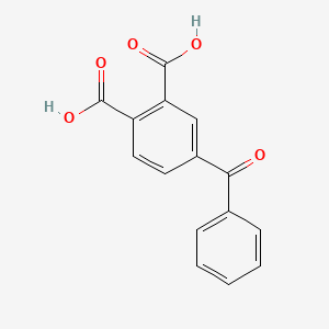 Chemical structure of 4-Benzoylphthalic Acid
