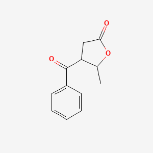 Chemical structure of 4-Benzoyl-5-methyldihydrofuran-2(3H)-one
