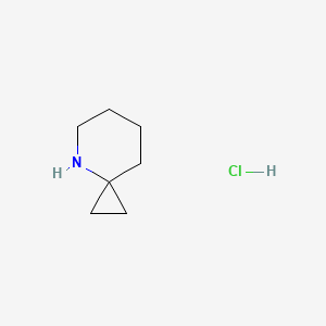 Chemical structure of 4-azaspiro[2.5]octane hydrochloride