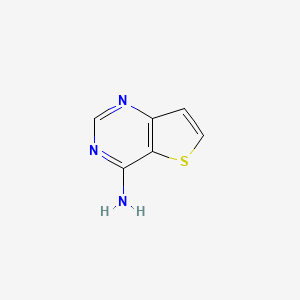 Chemical structure of 4-Aminothieno[3,2-d]pyrimidine