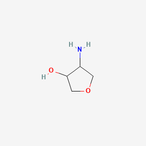 Chemical structure of 4-Aminotetrahydrofuran-3-ol