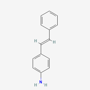 Chemical structure of 4-Aminostilbene