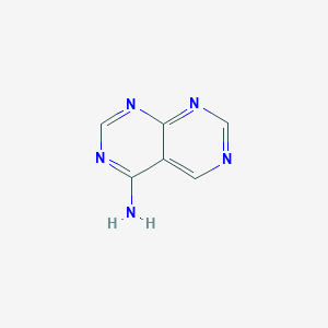 Chemical structure of 4-Aminopyrimido[4,5-d]pyrimidine