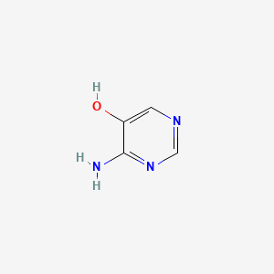 Chemical structure of 4-Aminopyrimidin-5-ol