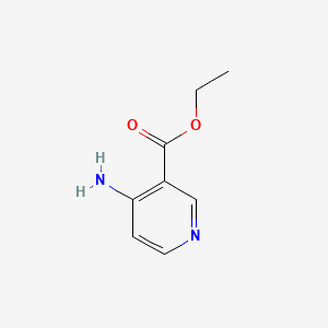 Chemical structure of Ethyl 4-aminopyridine-3-carboxylate