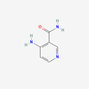 Chemical structure of 4-aminopyridine-3-carboxamide