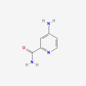 Chemical structure of 4-Aminopicolinamide