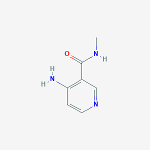 Chemical structure of 4-Amino-N-methylnicotinamide