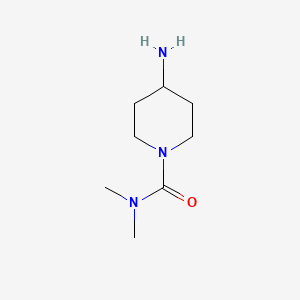 Chemical structure of 4-Amino-N,N-dimethylpiperidine-1-carboxamide
