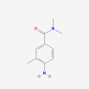 Chemical structure of 4-Amino-N,N,3-trimethylbenzamide
