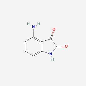 Chemical structure of 4-Aminoindoline-2,3-dione