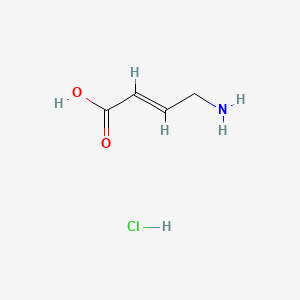 Chemical structure of 4-Aminocrotonic Acid Hydrochloride