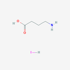 Chemical structure of 4-Aminobutyric Acid Hydroiodide