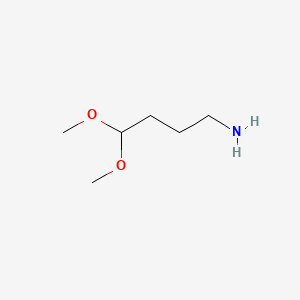 Chemical structure of 3,3-Dimethoxybutan-1-amine
