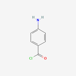 Chemical structure of 4-Aminobenzoyl chloride