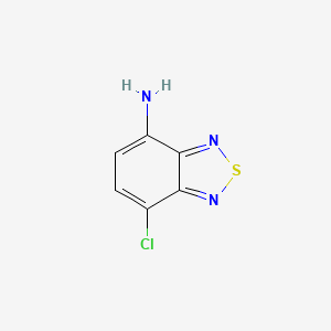 Chemical structure of 7-Chloro-2,1,3-benzothiadiazol-4-amine