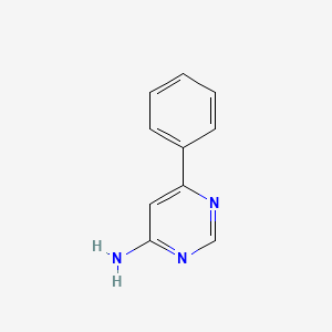 Chemical structure of 6-Phenylpyrimidin-4-amine