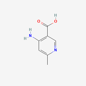 Chemical structure of 4-Amino-6-methylnicotinic acid