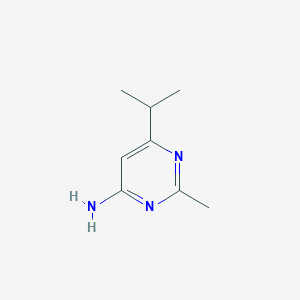 Chemical structure of 6-Isopropyl-2-methylpyrimidin-4-amine