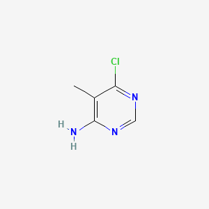 Chemical structure of 6-Chloro-5-methylpyrimidin-4-amine