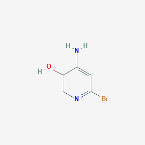 Chemical structure of 4-Amino-6-bromopyridin-3-ol