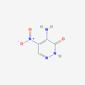 Chemical structure of 4-Amino-5-nitropyridazin-3-ol