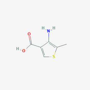 Chemical structure of 4-Amino-5-methylthiophene-3-carboxylic acid