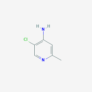 Chemical structure of 5-Chloro-2-methylpyridin-4-amine