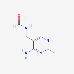 Chemical structure of 4-AMino-5-(forMaMidoMethyl)-2-MethylpyriMidine