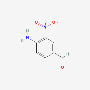 Chemical structure of 4-Amino-3-nitrobenzaldehyde