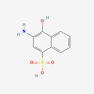 Chemical structure of 2-Amino-1-naphthol-4-sulfonic acid