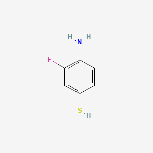 Chemical structure of 4-Amino-3-fluorobenzenethiol