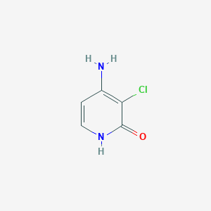 Chemical structure of 4-Amino-3-chloropyridin-2-ol