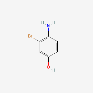Chemical structure of 4-Amino-3-bromophenol