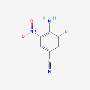 Chemical structure of 4-Amino-3-bromo-5-nitrobenzonitrile