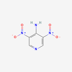 Chemical structure of 4-Amino-3,5-dinitropyridine