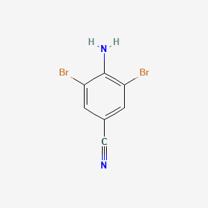 Chemical structure of 4-Amino-3,5-dibromobenzonitrile