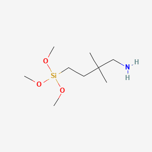 Chemical structure of 4-AMINO-3,3-DIMETHYLBUTYLTRIMETHOXYSILANE
