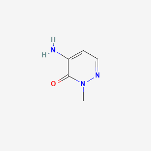 Chemical structure of 4-Amino-2-methylpyridazin-3(2H)-one