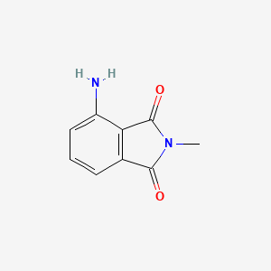 Chemical structure of 4-Amino-2-methylisoindoline-1,3-dione