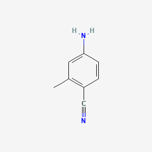 Chemical structure of 4-Amino-2-methylbenzonitrile