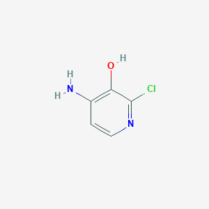 Chemical structure of 4-Amino-2-chloropyridin-3-ol