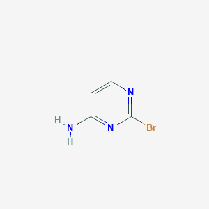 Chemical structure of 2-Bromopyrimidin-4-amine