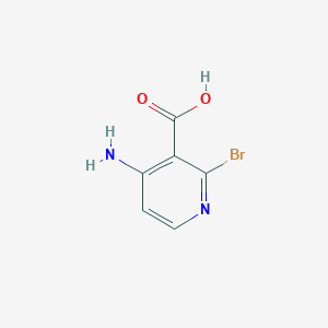 Chemical structure of 4-Amino-2-bromonicotinic acid