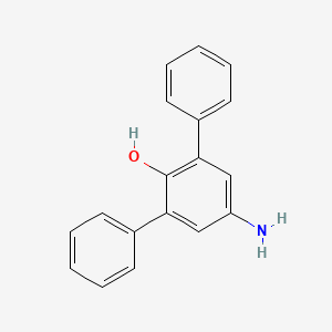 Chemical structure of 4-Amino-2,6-diphenylphenol